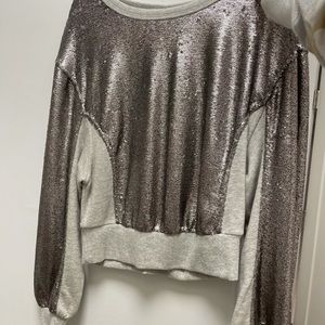 Sequined sweatshirt Free People